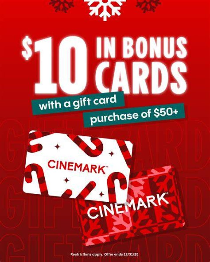 10 Off CineMark Gift Cards at CVS The Krazy Coupon Lady