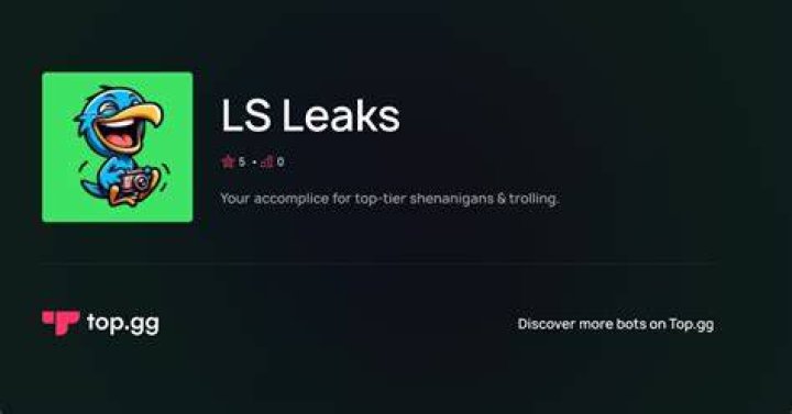 Add LS Leaks Discord Bot The 1 Discord Bot List