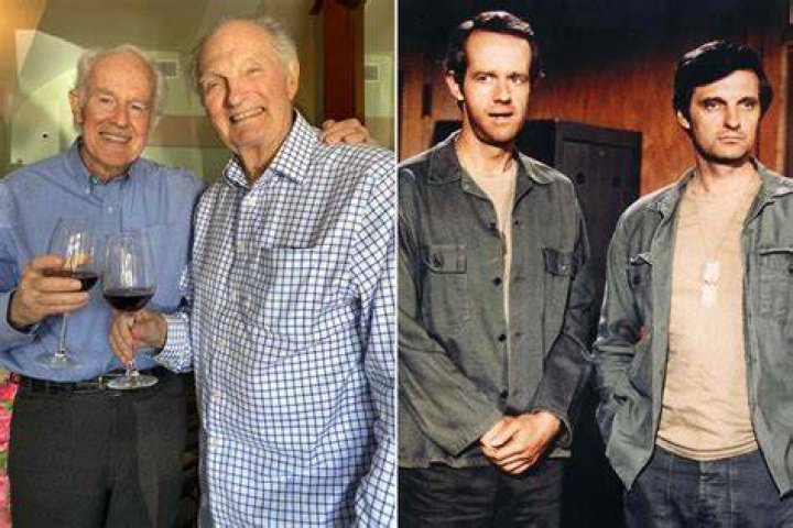Alan Alda on Twitter "Mike Farrell and I today toasting the 50th anniversary of the show that