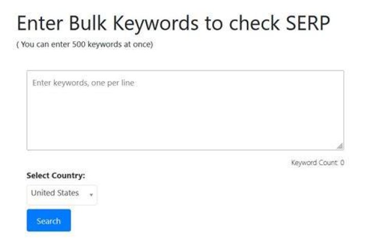 Bulk SERP Checker Tool With Keyword Chef Keyword Chef