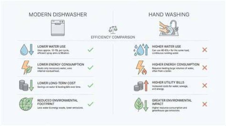 Dishwasher Vs. Hand Washing Comparison with Differences