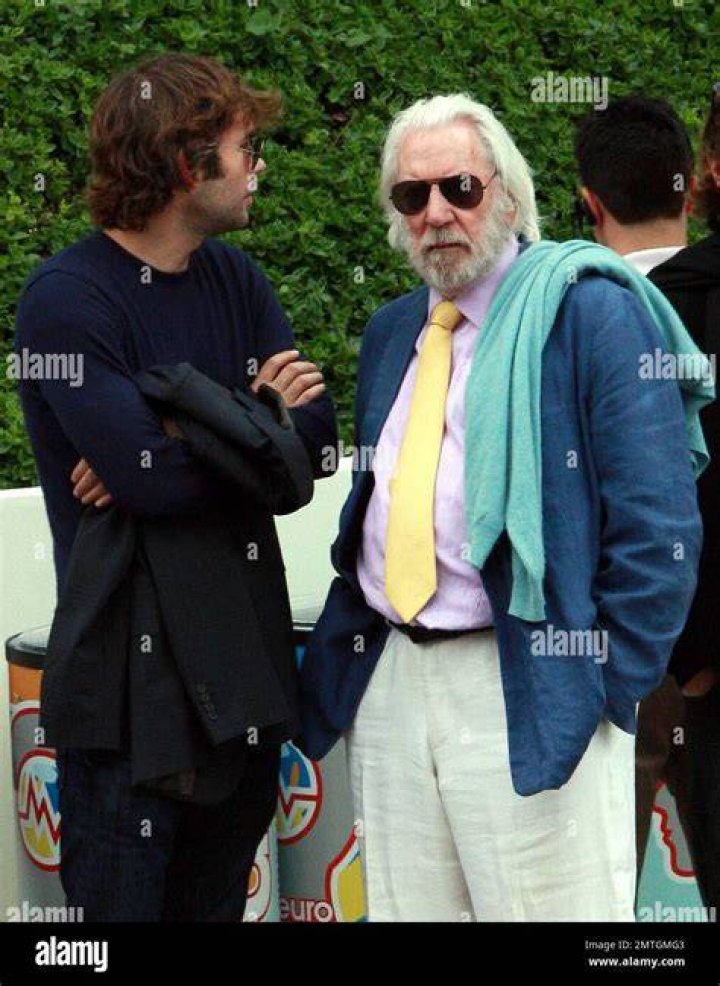 Donald Sutherland attends an Easter Party at the home of executive Ron