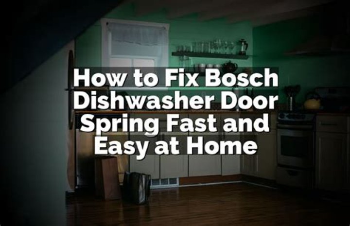 Fix Your Bosch Dishwasher Door Problems: A Comprehensive Guide