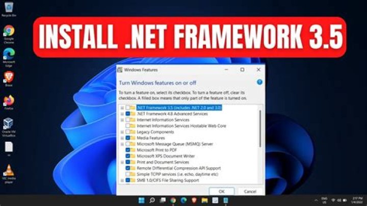 How To Install Framework 3.5 on Windows 11 Offline Installer
