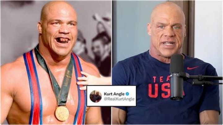 Kurt Angle & his former wife Karen. She is now married to Jeff Jarrett