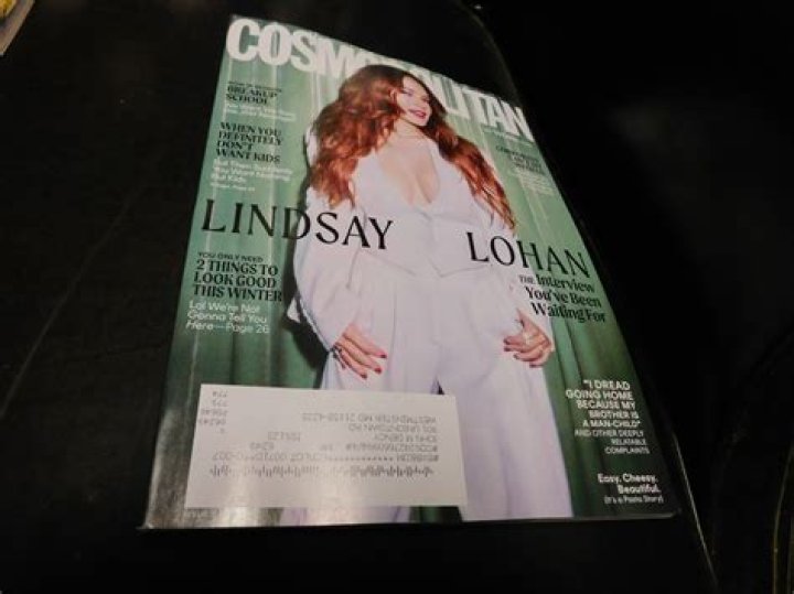 Lindsay Lohan, Cosmopolitan Issue 7 2022 &mdash; Maxwell Losgar