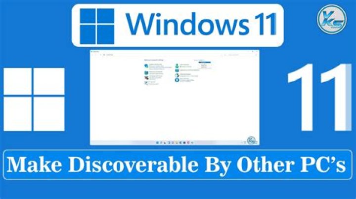Make Windows 11 PC Discoverable By Other PC&rsquo;s YouTube