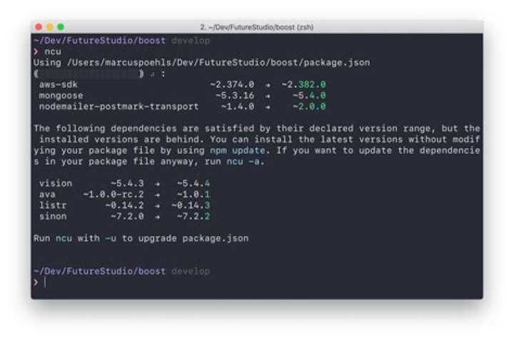 NPM &mdash; Update All Node.js Dependencies to Their Latest Version