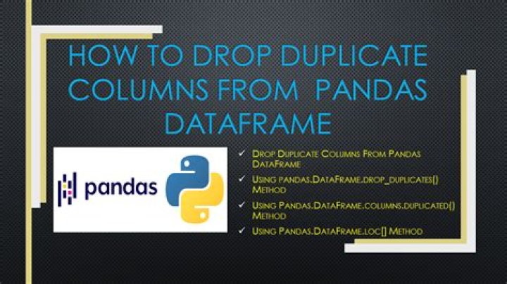 Pandas Dropping Multiple Columns From A Data Frame Using Python Hot