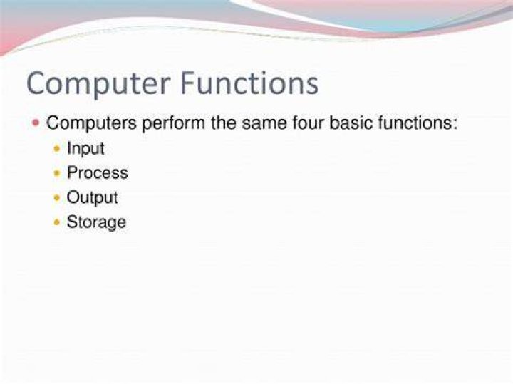 PPT Basic Computer Functions PowerPoint Presentation, free download