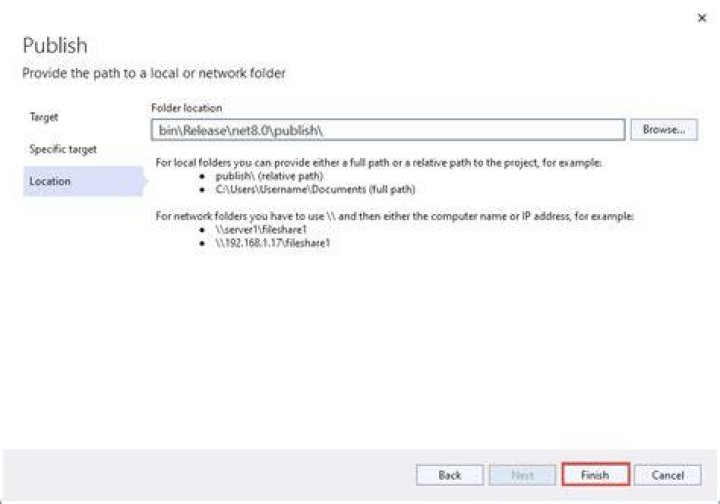 Publish a console application using Visual Studio