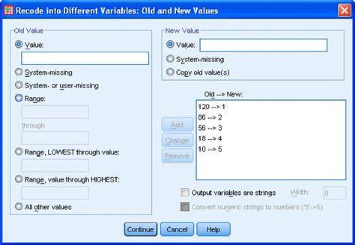 Recode into Different Variable in SPSS javatpoint