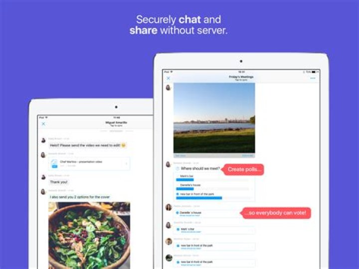 Secure Messenger & Proximity Sharing by OrangeLoops