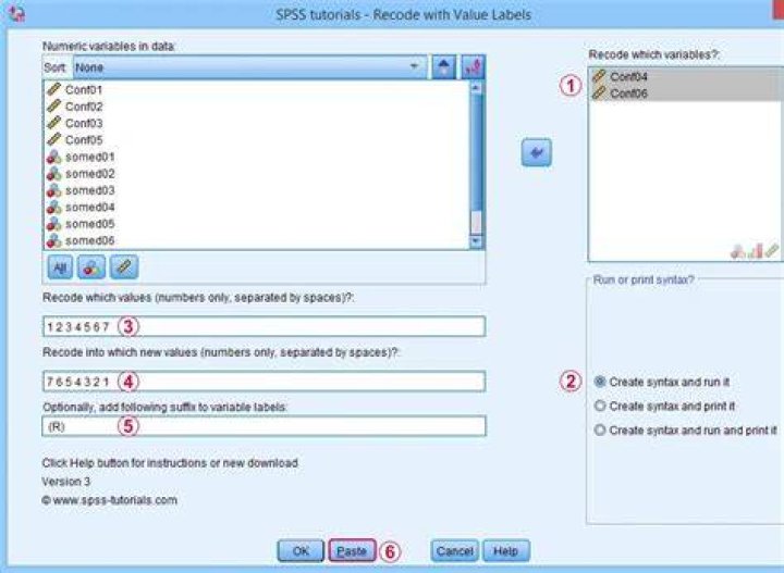 SPSS Recode with Value Labels Tool