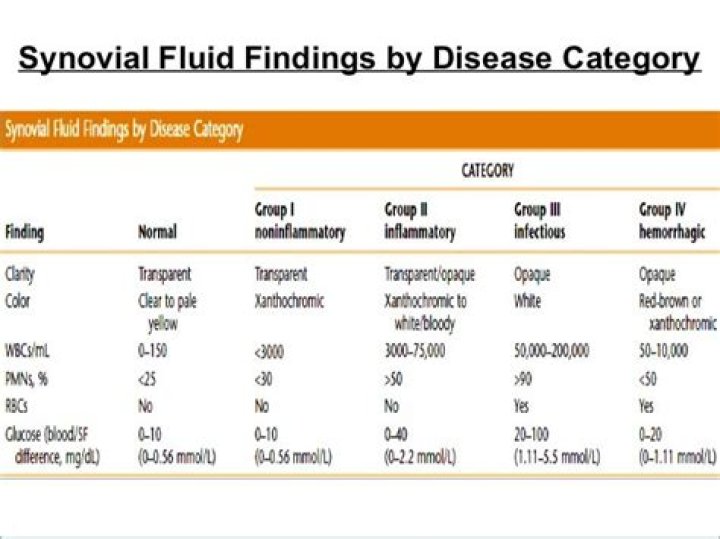 Synovial Fluid Cell Counts Do Not Accurately Differentiate Arthritis