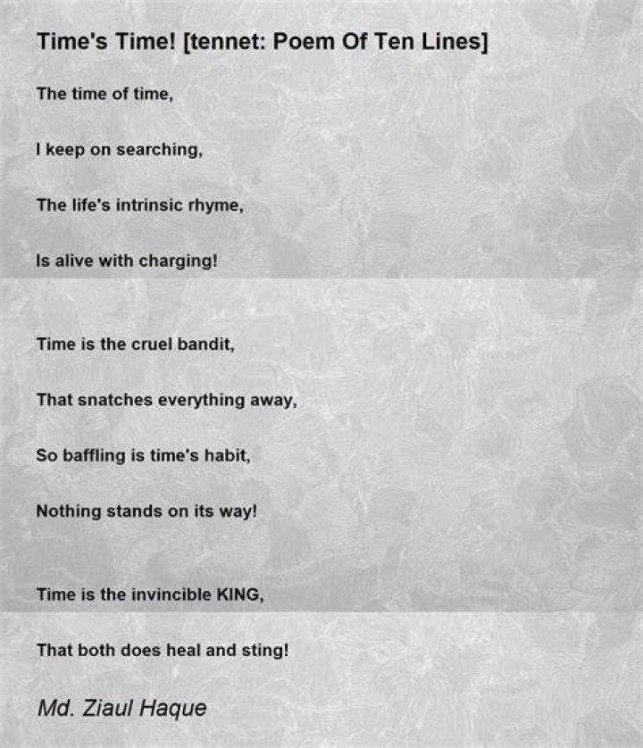Ten line Poems