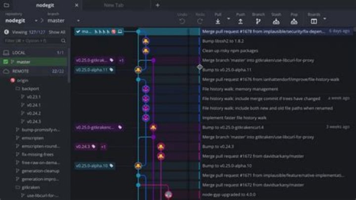 Working on Git for GUI